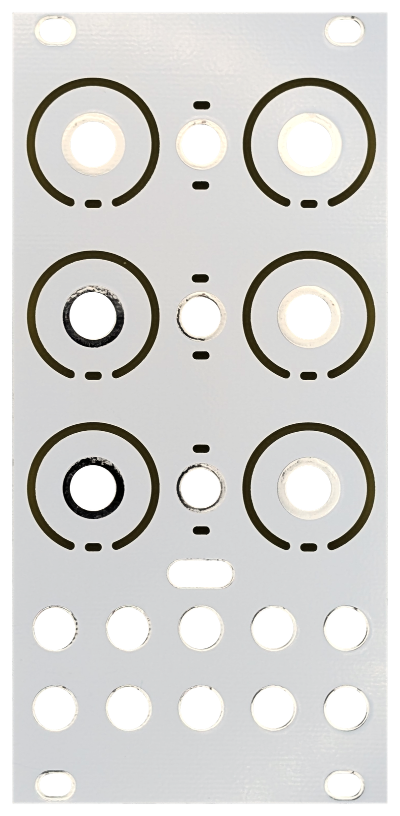 Blank - White panel, back view
