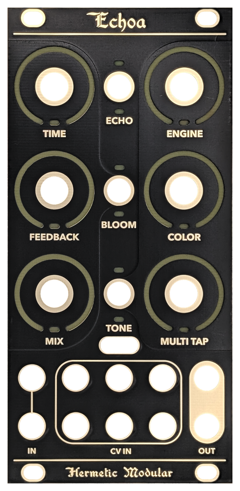 Echoa panel, front view