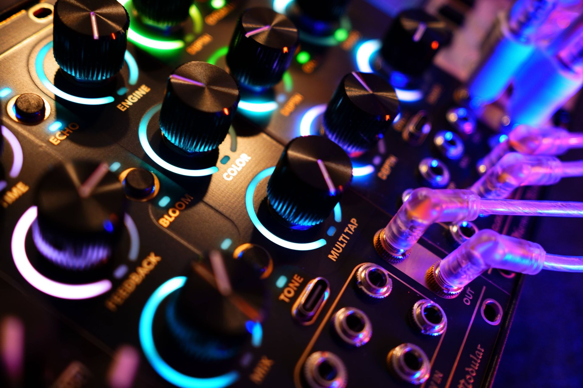 Alchemy Lab, dual-racked Eurorack modules